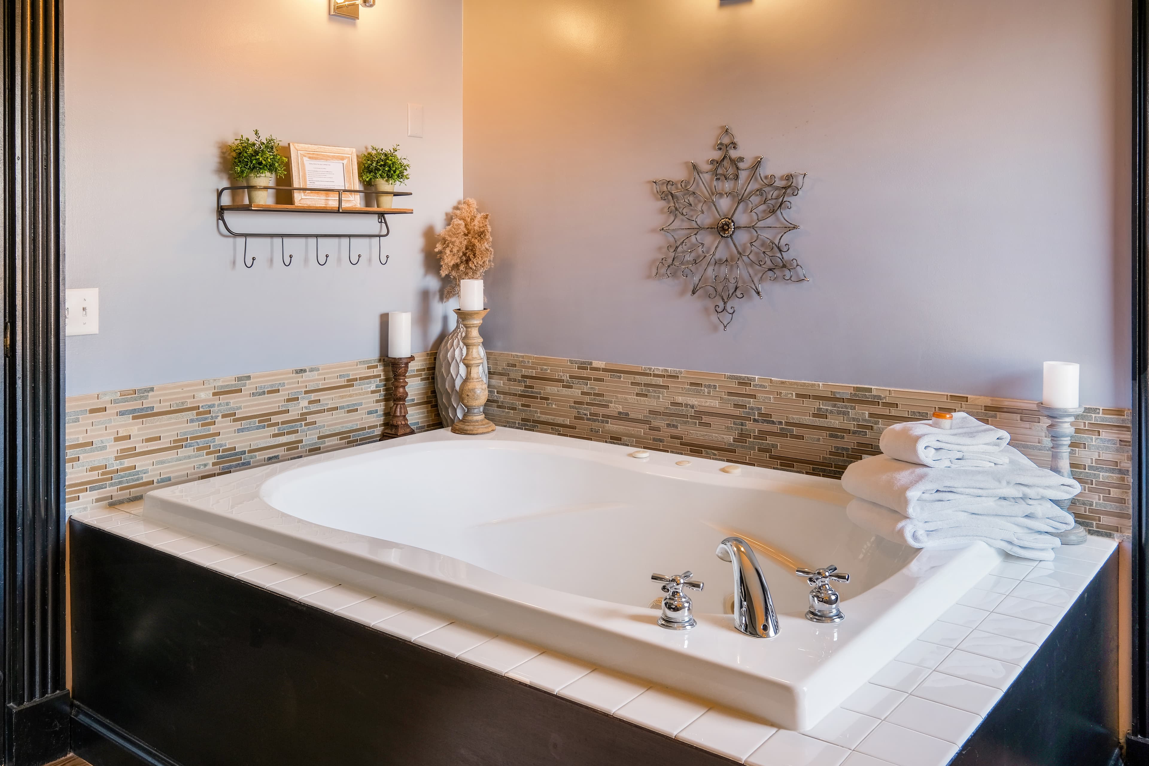 Suite with Jetted Tub for two people.