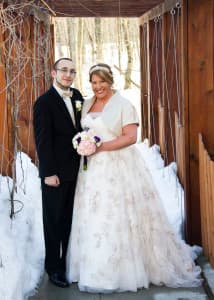 Southwest Michigan winter wedding