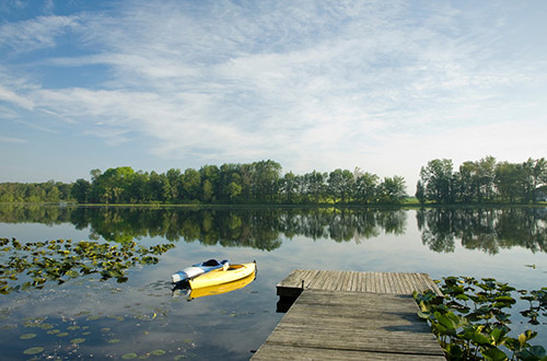 Kayaks on our Lake
