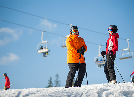 winter skiing